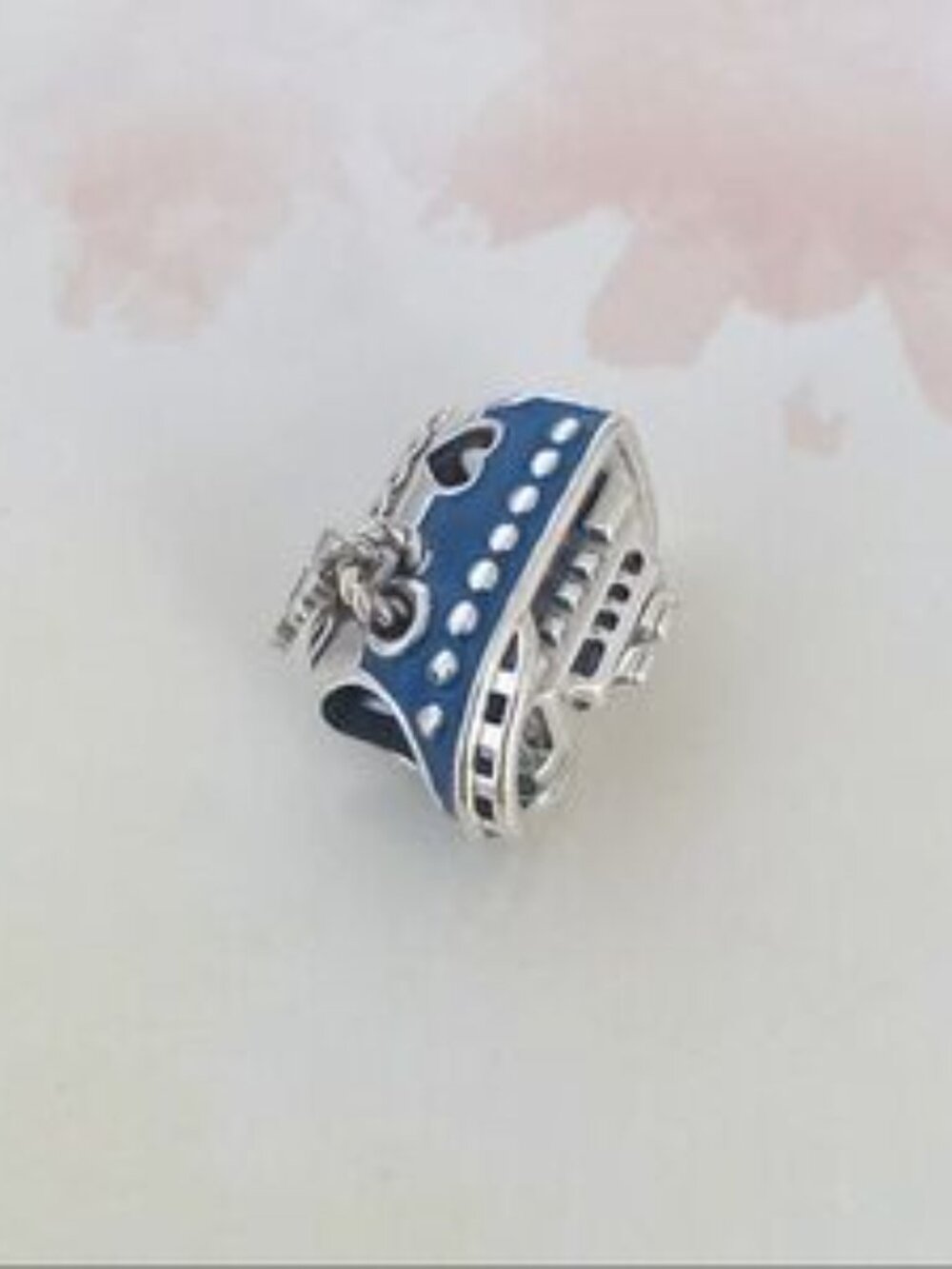 Anchored Cruise Ship Charm - Picture 3 of 5
